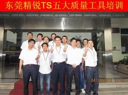 品冠顾问为东莞精锐电器培训TS五大工具应用人才